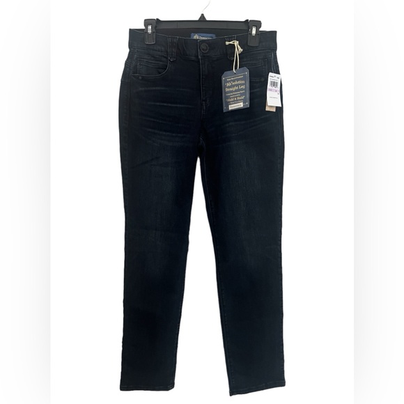 #228 ☑️ Democracy Dina Luxe Touch #288 Premium Ab Solutions Straight Leg Jean - Picture 5 of 13